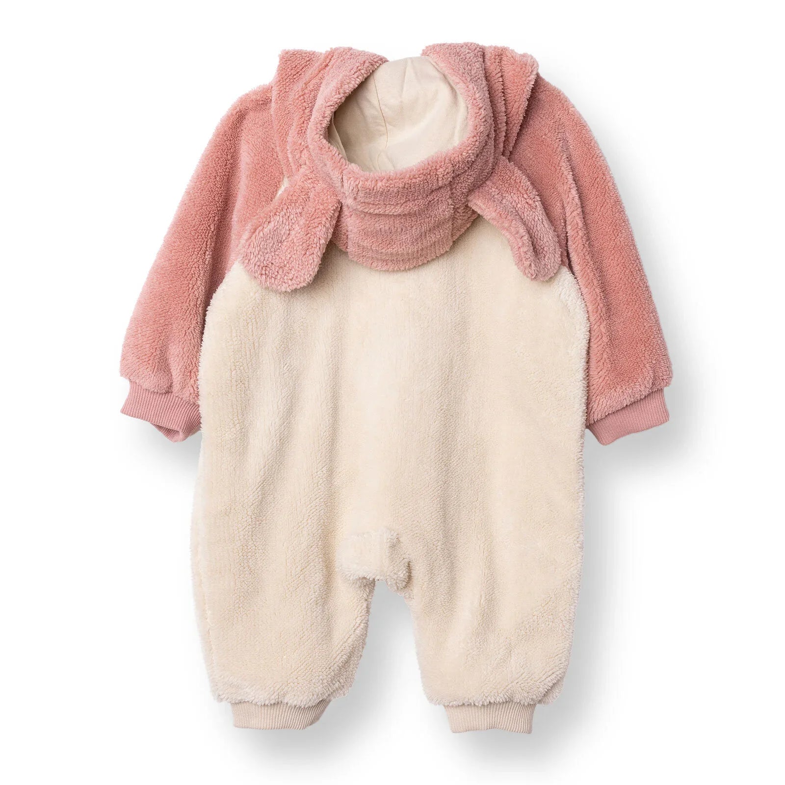 Midimod Newborn Welsoft Footless Jumpsuit - Ecru ebebek