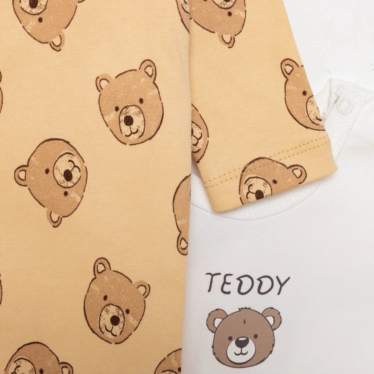 HelloBaby Boy Jumpsuit-Body-Hat - Beige ebebek