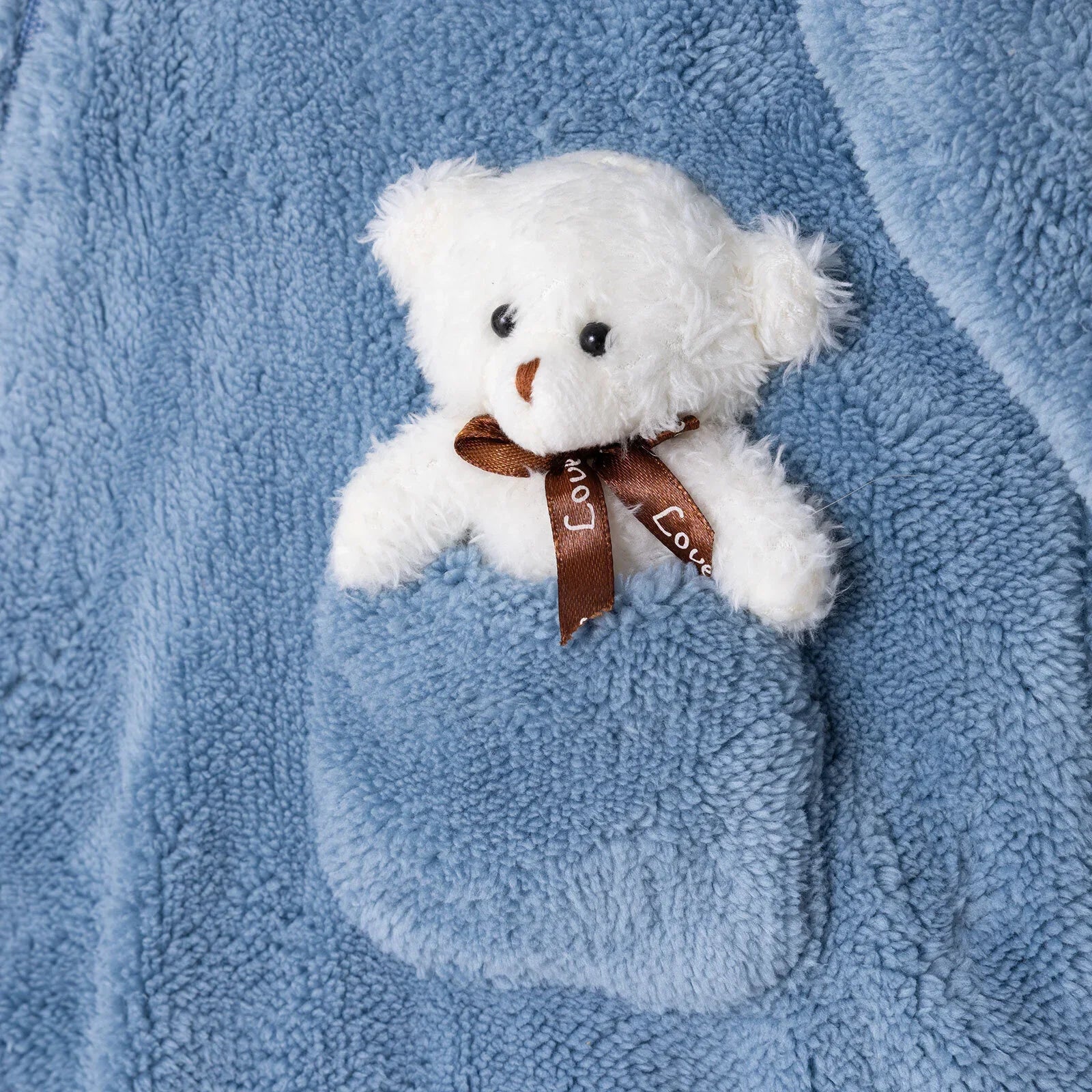 Midimod Newborn Welsoft Footless Jumpsuit - Blue ebebek
