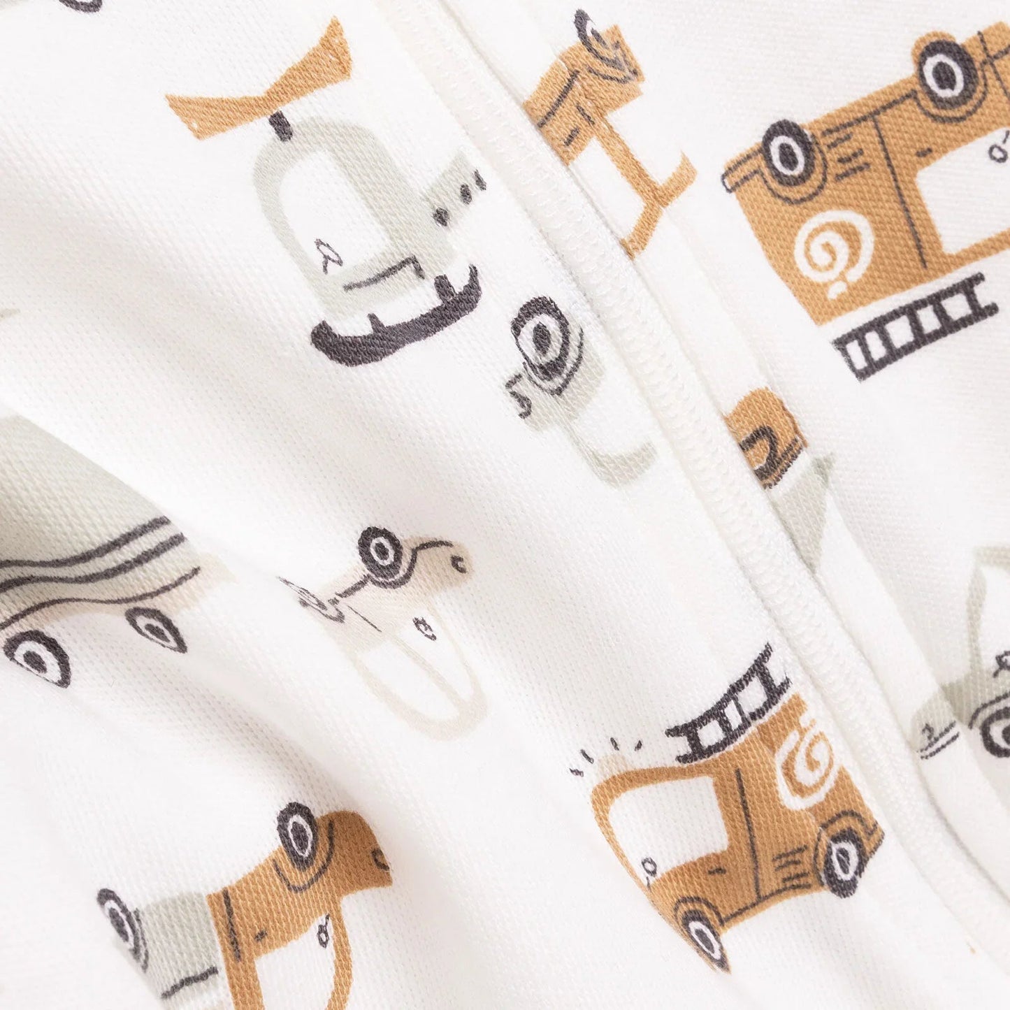 HelloBaby Newborn Footed Romper B - Ecru ebebek