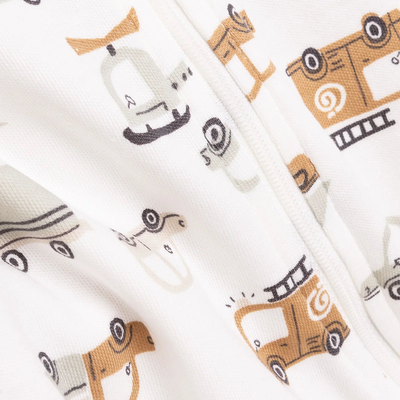 HelloBaby Newborn Footed Romper B - Ecru ebebek