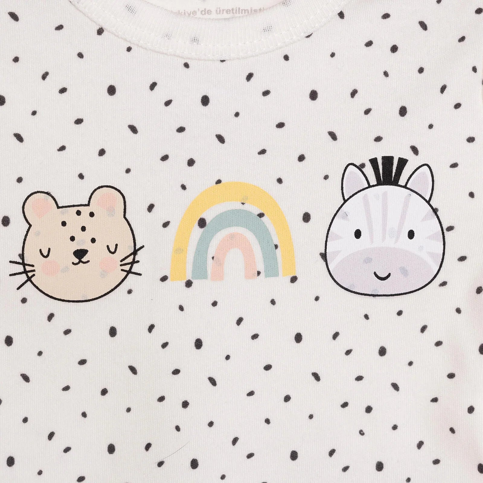 HelloBaby Baby Girl Long Sleeve Body - Ecru ebebek