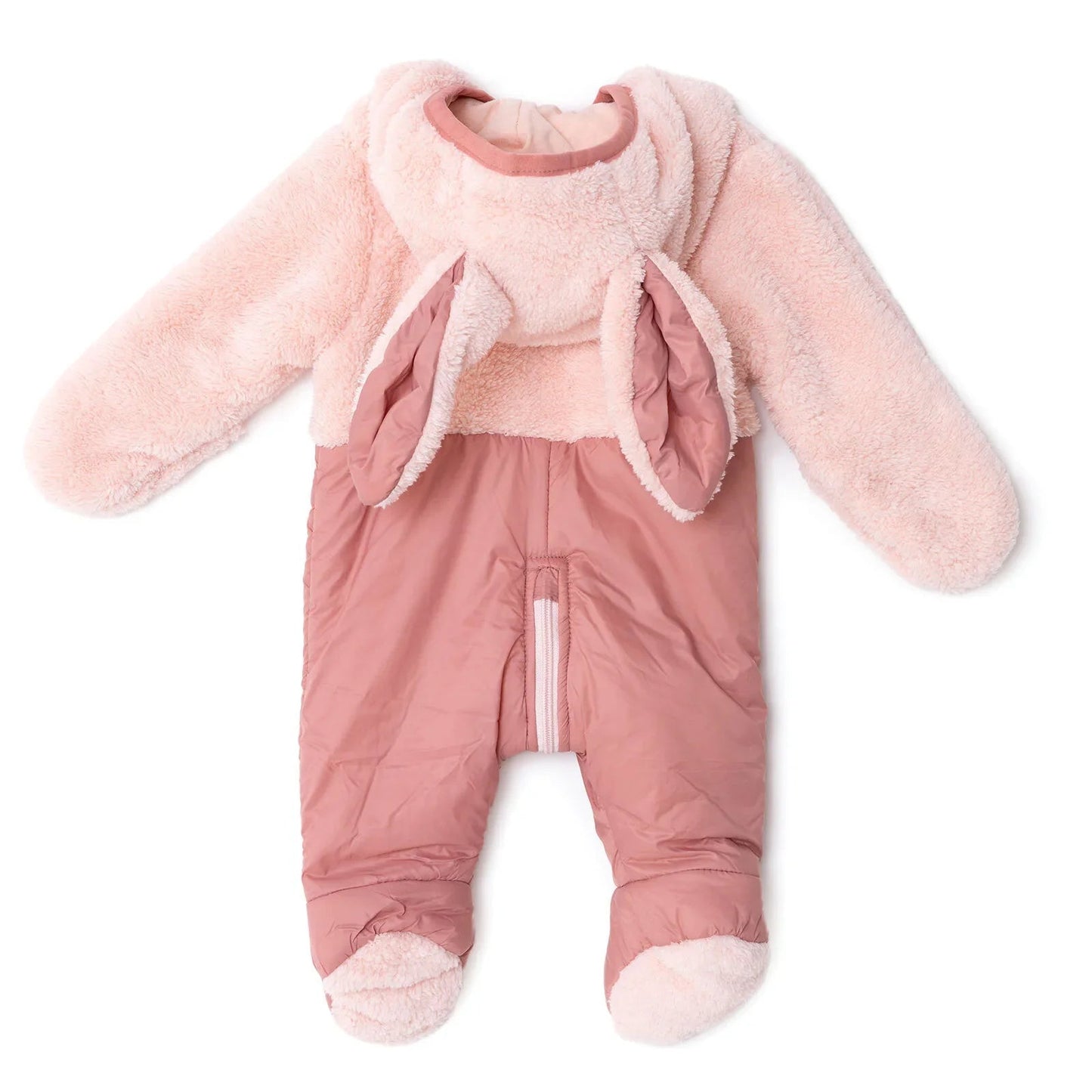 Midimod Newborn Welsoft Footed Jumpsuit - Pink ebebek