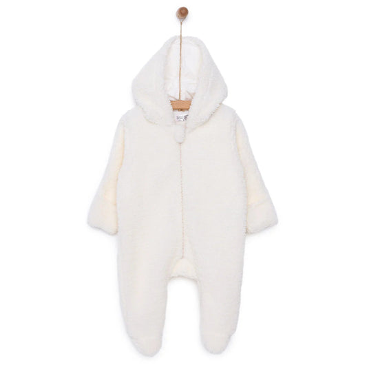 HelloBaby Newborn Unisex Baby Jumpsuit - Ecru ebebek