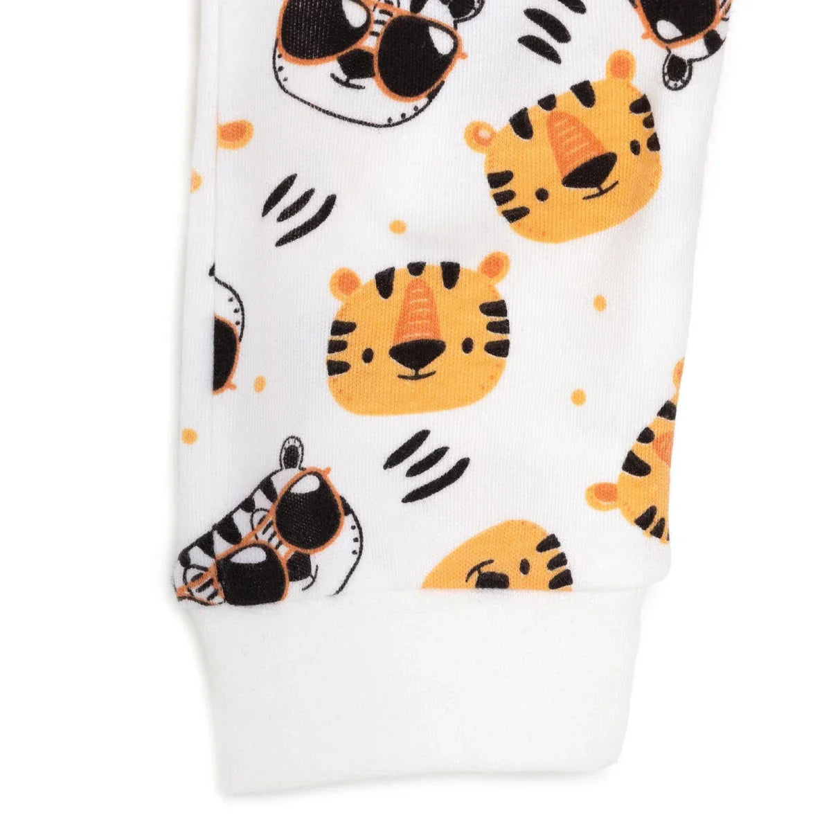 HelloBaby Boys Romper Zip-up Crew Neck Long Leg Long Sleeve - Ecru ebebek
