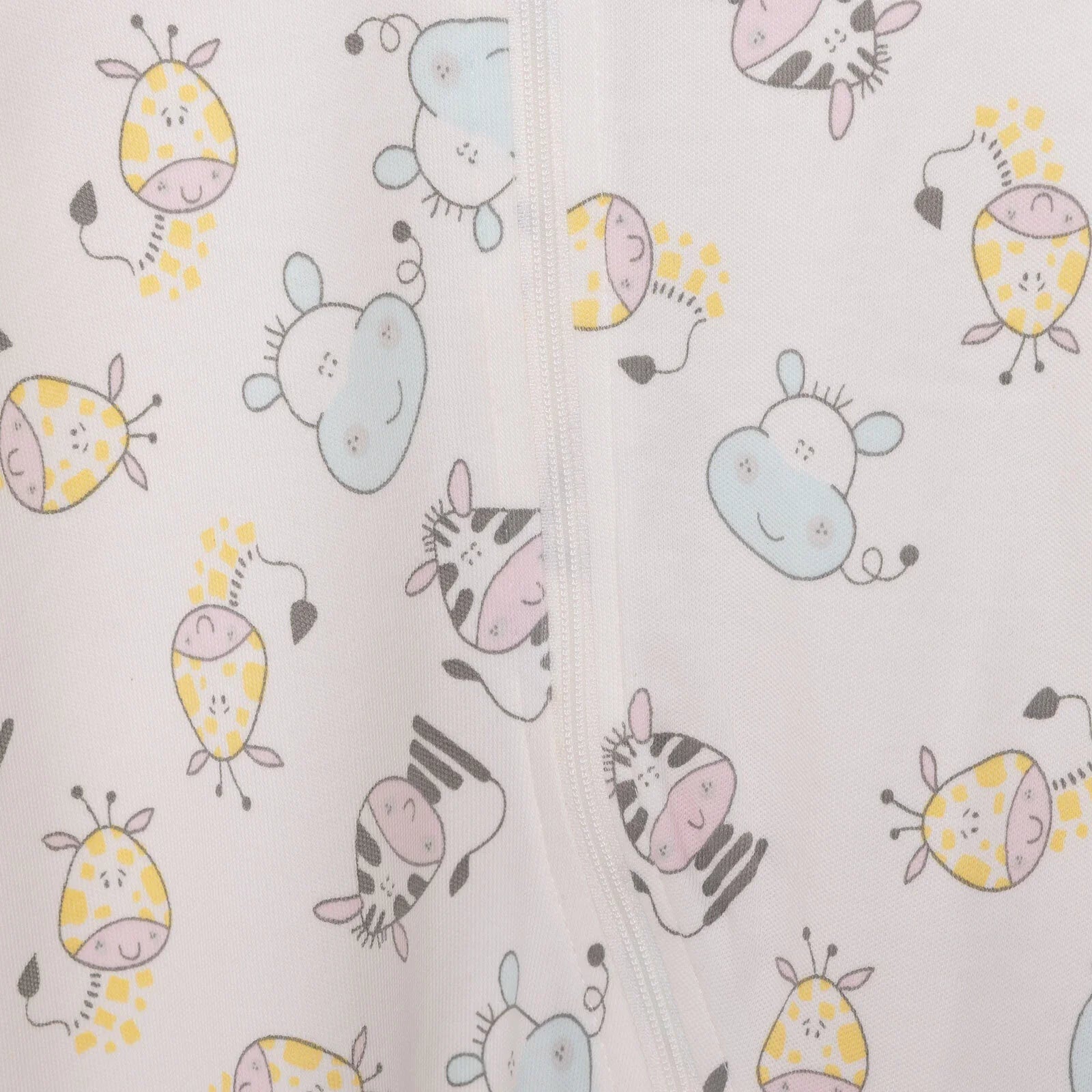 HelloBaby Newborn Girl Footed Jumpsuit - Ecru ebebek