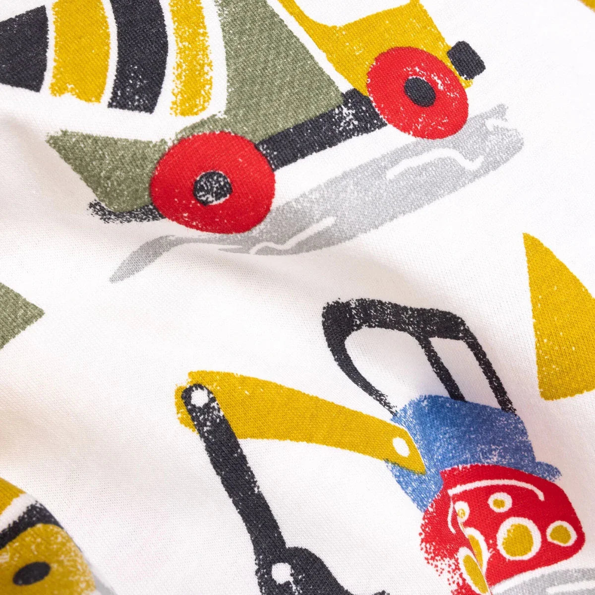 HelloBaby Baby Boy Long Sleeve Pyjamas Set - Ecru ebebek