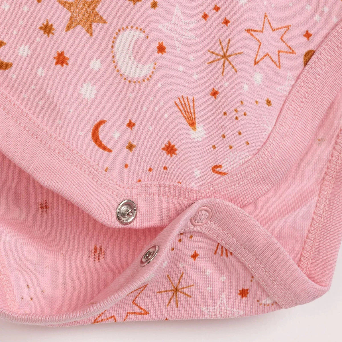 HelloBaby 2-Pack Short Sleeve Bodysuits Girls - Pink ebebek