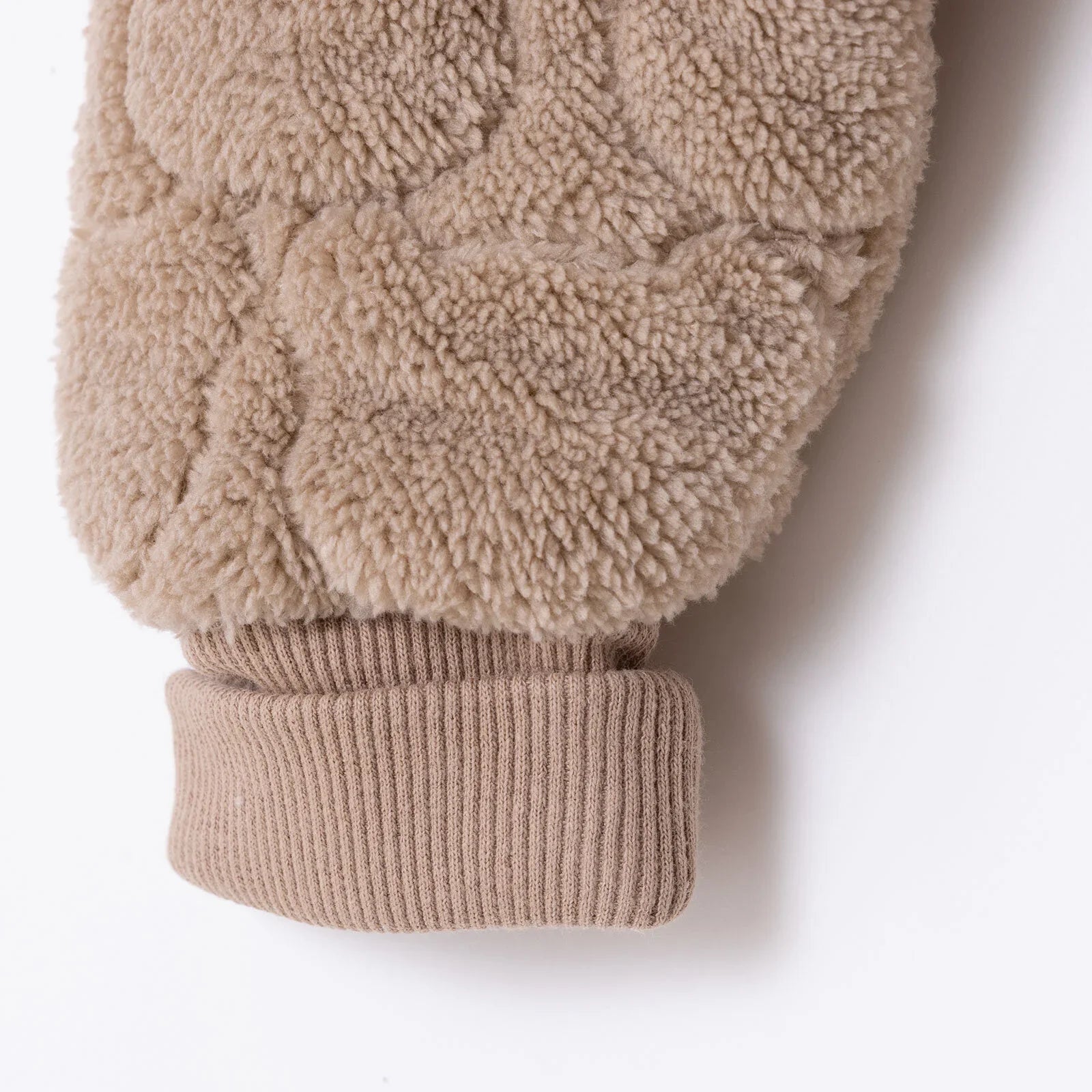 Midimod Newborn Welsoft Footless Jumpsuit - Beige ebebek