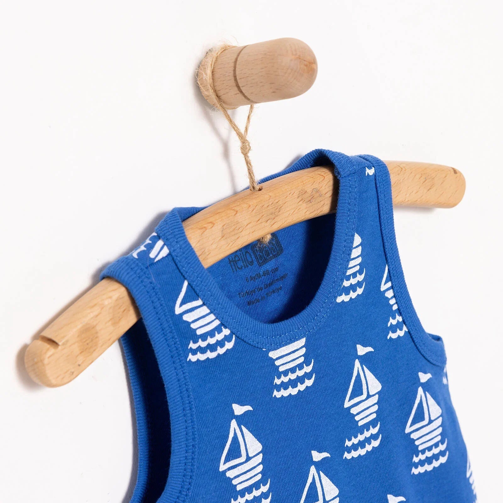 HelloBaby Boy Athlete Bodysuit - Navy Blue ebebek