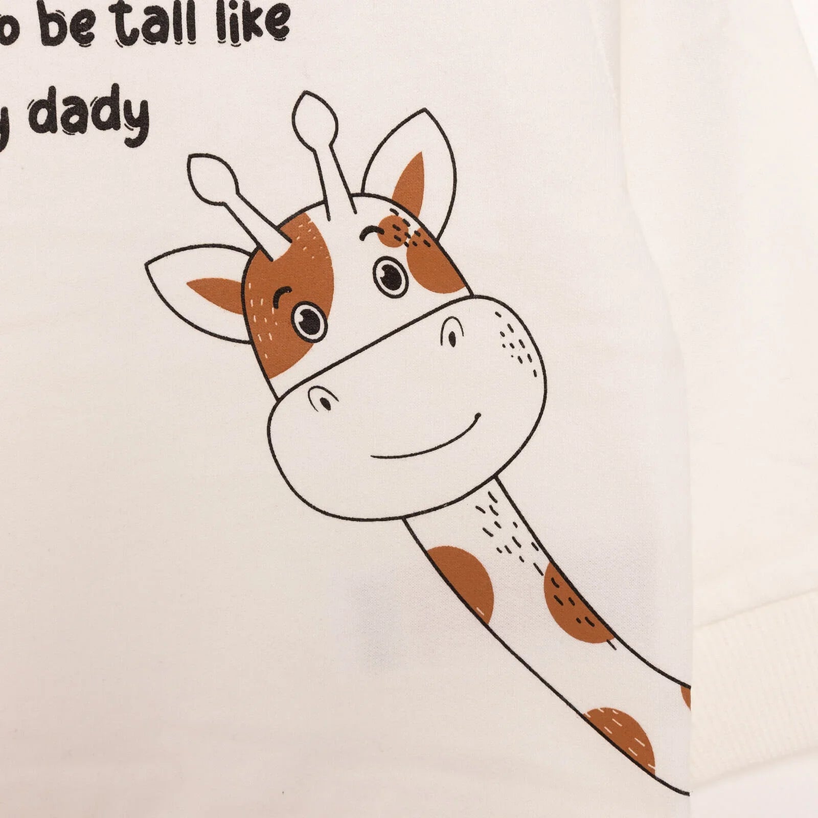HelloBaby Baby Boy Basic Giraffe Printed Sweatshirt - Ecru ebebek