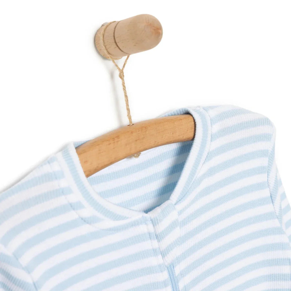 HelloBaby Boys Romper Crew Neck - Blue ebebek