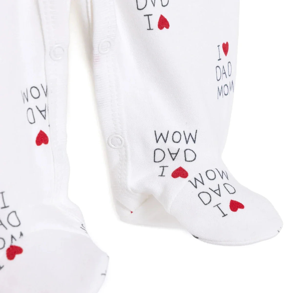HelloBaby Newborn Baby Mom&Dad Jumpsuit - Ecru ebebek