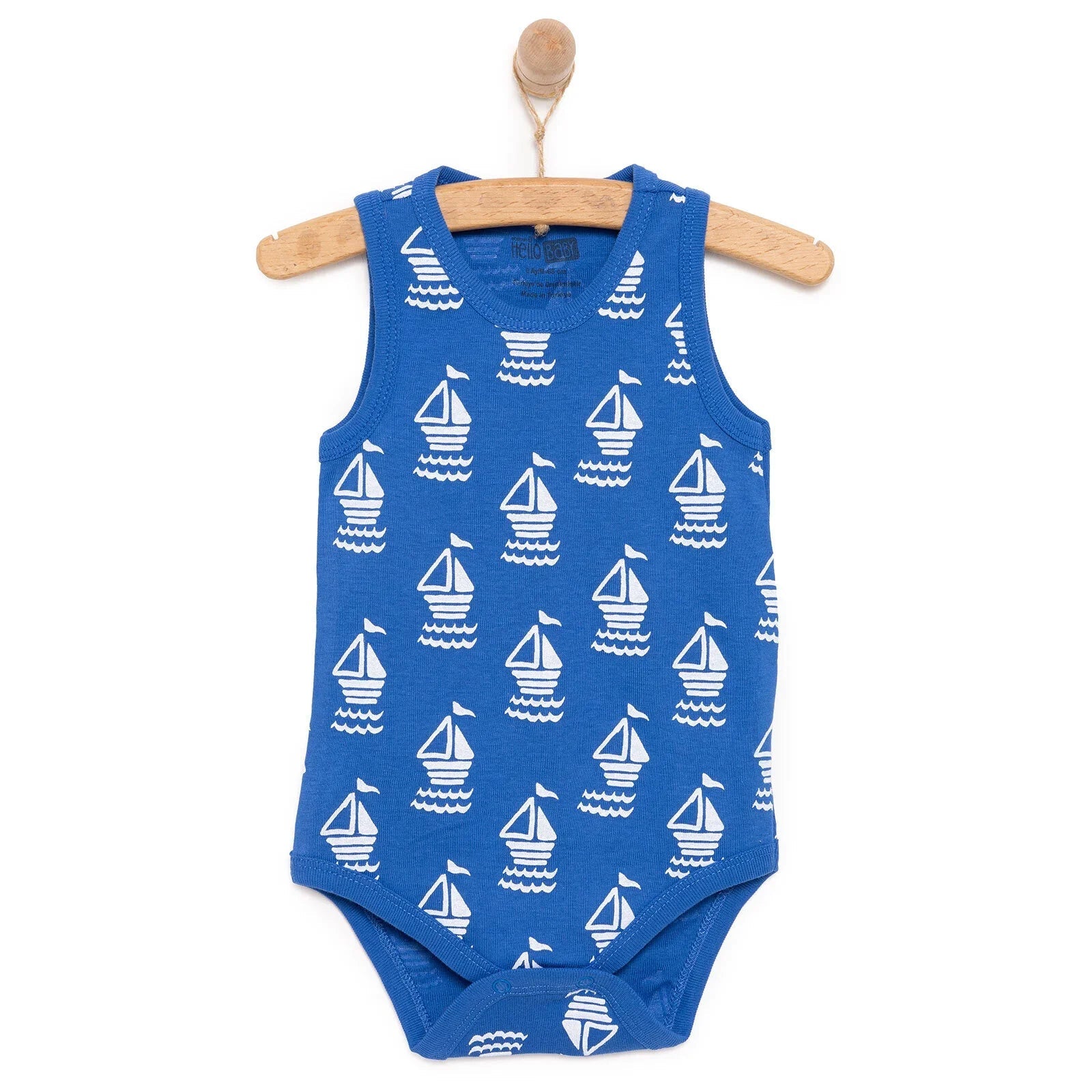 HelloBaby Boy Athlete Bodysuit - Navy Blue ebebek