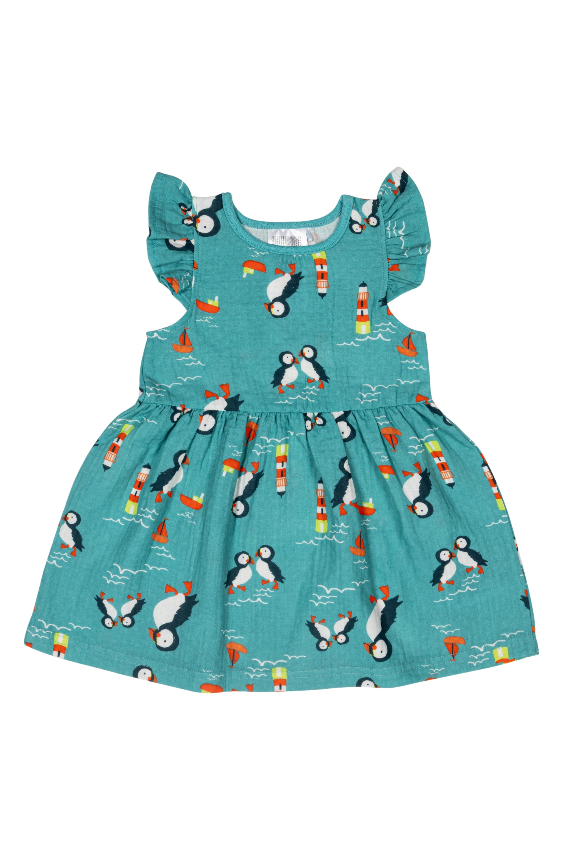 Kenzie the Puffin Summer Dress - New arrival! Pebble Children’s Wear