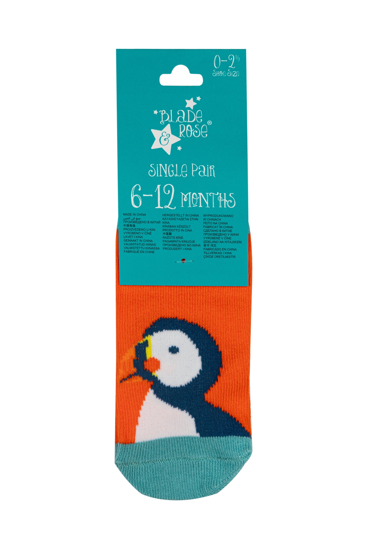 Kenzie the Puffin Socks Pebble Children’s Store