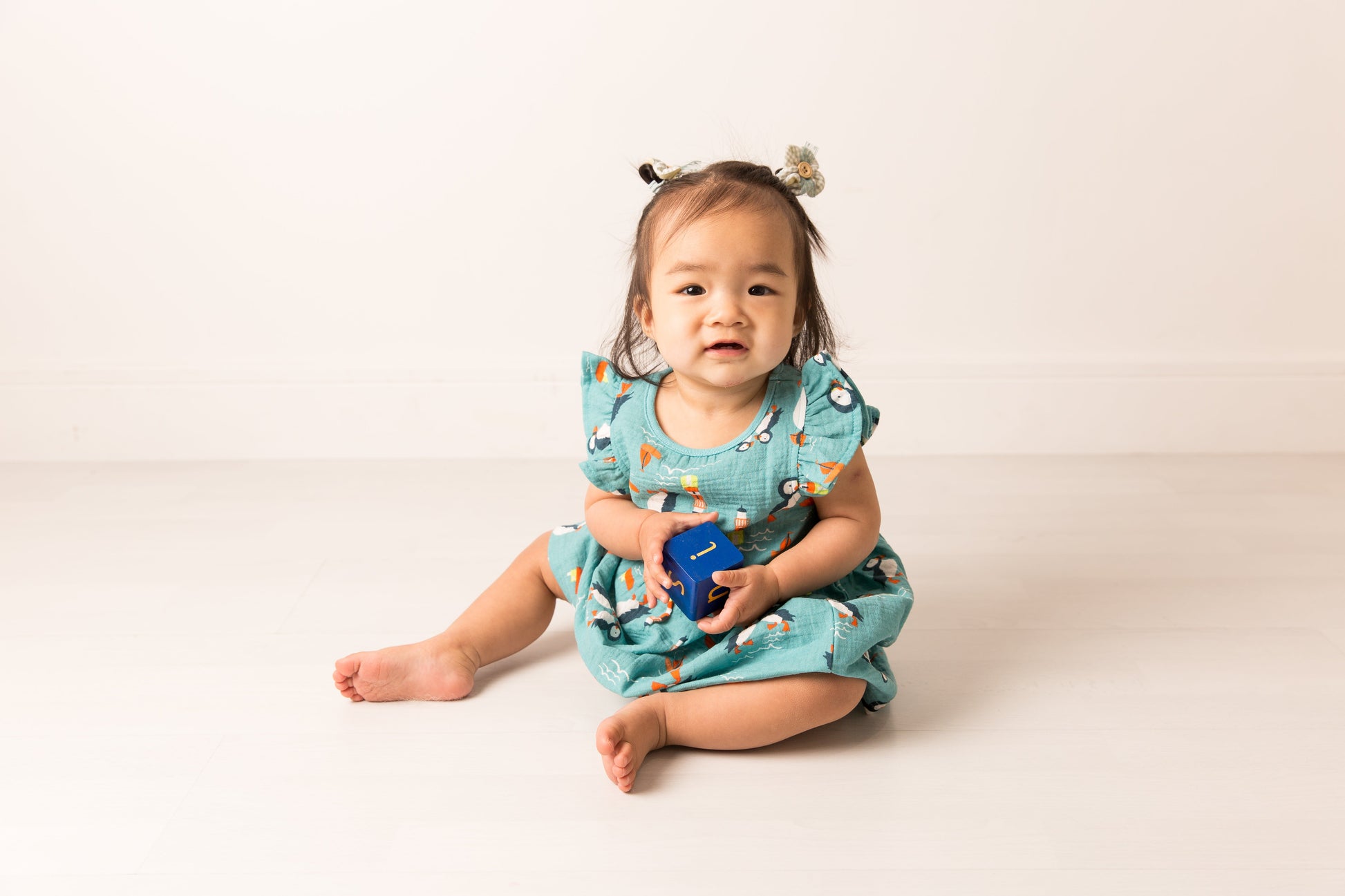 Kenzie the Puffin Summer Dress - New arrival! Pebble Children’s Wear